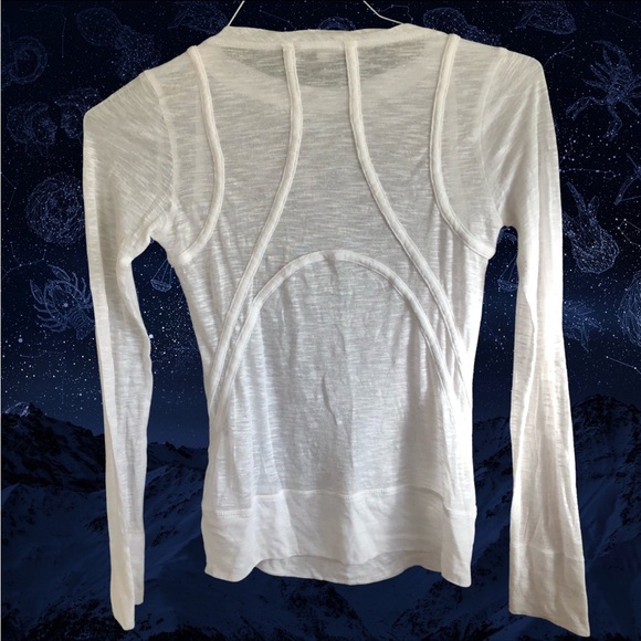 Helmut Lang White Transparent Long Sleeve Shirt  XS - Picture 5 of 7